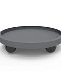 11 Inch Heavy Duty Plant Caddie With Wheels Rolling Planter Stand shown from above on white background.