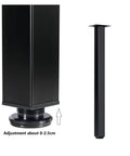 Heavy Duty Adjustable Metal Table Legs 28 Inch for DIY Desks Coffee Tables Dining Tables with floor protectors, black finish