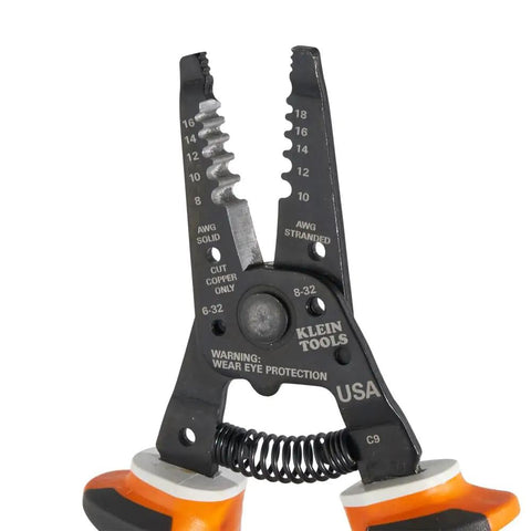 Electrician Insulated Wire Stripper And Cutter With 1000V Rating And VDE Certified Three Part White Warning Insulation For Cutting Stripping Loops