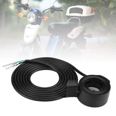 Universal 22mm Ebike Thumb Throttle Speed Controller, 7 8 Inch Handlebar Mount, Compatible With 24V-72V Hall Sensor Systems