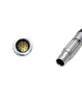 Close-up of connector for DYDW-006 Daysensor Weighing Sensor For Force Measurement With Three To Six Dimensional Multi Axis Force Sensing