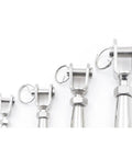 Heavy Duty M20 316 Stainless Steel Turnbuckle Cable Wire Rope Tensioner Tightener Hardware Grip It Tight for Boat Marine Construction Outdoor Builds in various sizes.