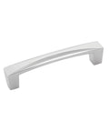 Solid Core Kitchen Cabinet Pulls 1 Pack 12 Inch Center to Center Chrome Crest Collection Luxury Handles for Cabinets Doors and Dresser Drawers