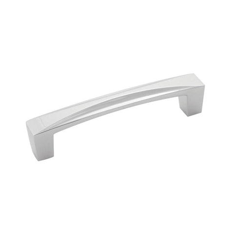 Solid Core Kitchen Cabinet Pulls 1 Pack 12 Inch Center to Center Chrome Crest Collection Luxury Handles for Cabinets Doors and Dresser Drawers