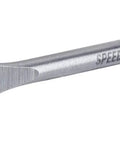 Irwin SPEEDBOR spade wood drill bit, 11/16 in diameter by 6 in length, metal with blue tip.