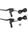 Left And Right Electric Motorcycle Brake Lever Set Aluminum Alloy 2 Wires Universal Clutch Handle Black Durable
