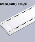 Heavy Duty Double Row Ceiling Curtains Track Silent Curtain Rail For Ceiling Double Track With Smooth Sliding Rails System