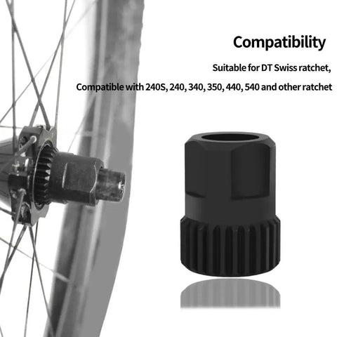 Rear Hub Lock Ring Tool For Bicycle Maintenance With Durable Chromium Vanadium Steel Construction And Easy Hub Nut Removal.