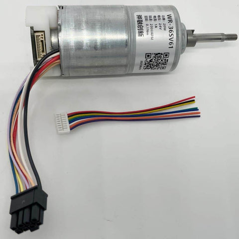 Beefy Torque Brushless DC Servo Motor with Hall Encoder Feedback, three-phase for 24V to 48V precision motion in robotics and CNC