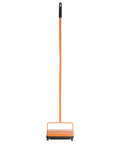 Handheld Electrostatic Carpet And Floor Sweeper In Deep Orange for effortless crumb swipes, designed for quick cleaning of dust and debris.