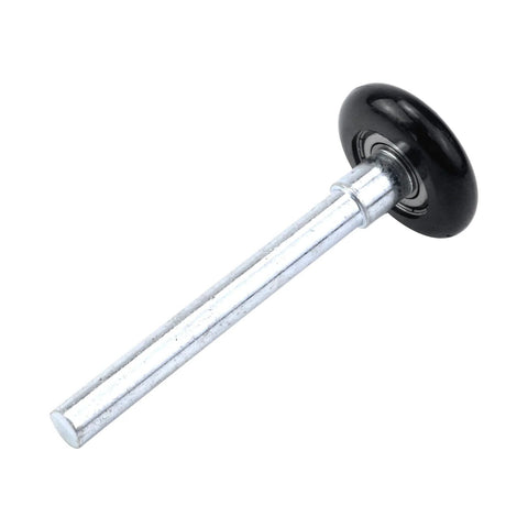 Premium Nylon Garage Door Rollers 10 Pack Go-To Quiet And Durable With 1.77 Inch Wheels And 4.7 Inch Stems Black close-up view