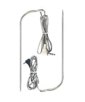Replacement Waterproof Meat Probes Set Of 2 3.5mm Plug Digital Thermostat Probes For BBQ Grills Stainless Steel Overbraid