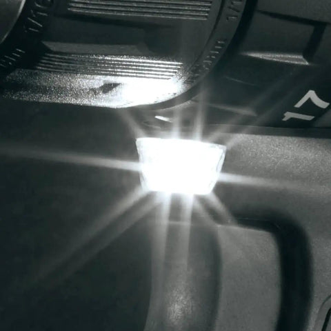 Close-up of LED light on Subcompact Cordless Drill Driver With Brushless Power, 18V LXT, Half-Inch Chuck, Dual Speed 0-500 And 0-1700 RPM