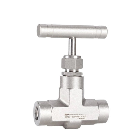 stainless steel high pressure needle valve for precision fluid control in industrial systems 10k psi