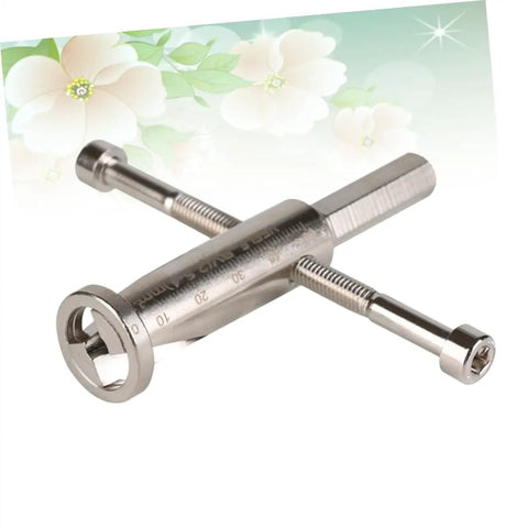 Slick Electrical Wire Stripper And Twisting Drill Adapter Built With Metric Scale for fast insulation peeling and cable twisting.