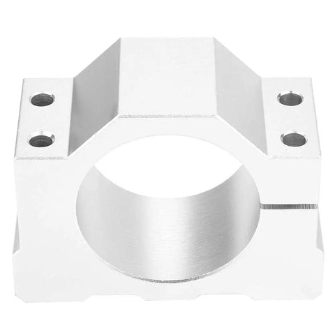 High-Precision 52Mm Aluminum Spindle Motor Clamp For CNC Works, Anti-Skid Design With Premium All-Sandblasted Finish, close-up view.