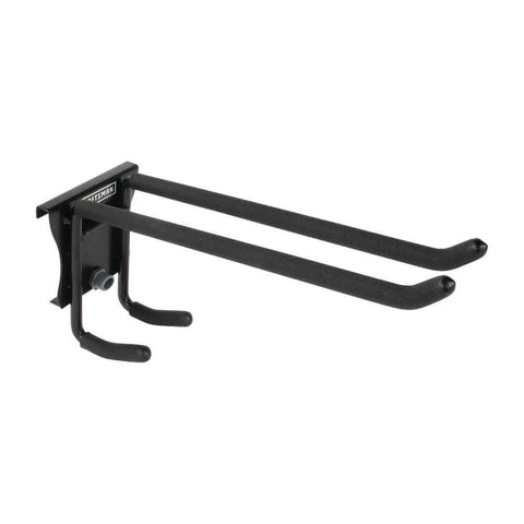 VersaTrack Garage Hooks Standard Double Set For Wall Organization With Hooktite Latching System Keeps Hooks Secure When You Remove Items