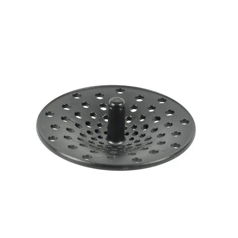 Black Kitchen Sink Drain Strainer For Garbage Disposal Universal Fit Keeps Food And Silverware Out Low Profile Concave Design Easy Install
