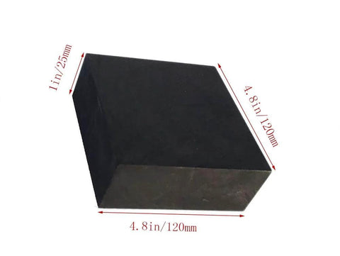 Industrial Grade Graphite Blank Block And Plates For EDM Milling, 99.9% Purity, 4.8 x 4.8 x 1 in, anti abrasion and scour.
