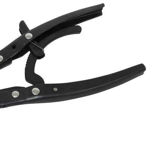 Close-up of Spindle Snap Ring Pliers for Ford Super Duty Trucks with Narrow Tips, Ratcheting Lock, Heavy Duty Design, Fits 2-1/2 Inch Hub
