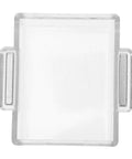 Rugged Protective Switch Guard Button Cover For Electronics Ultra Smooth Push UV Resistant Plastic Shield Dustproof Panel Cap Built Tough For Control Boxes And Harsh Environments, clear front view