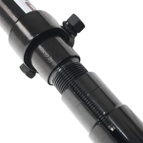 0 To 8 Inch Front Suspension Track Bar For Ford F250 F350 Super Duty 2005 To 2016 Forged Adjustable Panhard Bar Rod, close-up threaded adjuster