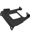 Heavy Duty Winch Mount For 2019 And Up Polaris RZR XP 1000 And XP 4 1000 Beefy Front Mounting Bracket in black aluminum