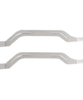 Lower Arched Radius Rods Arms For Polaris RZR XP 1000 RS1 Turbo 2014 To 2023 Aluminum Upgrade, 10mm Early Models And 12mm Late Models, Heavy Duty Off Road Steering And Suspension Enhancement, two silver arms