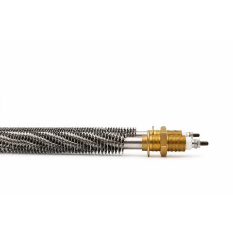 Jieo U Shaped Finned Tubular Heater, 240V 1500W with metal fins and brass connectors for efficient air heating.