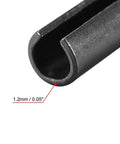 Close-up of 20-Piece Slotted Spring Pin Set 6mm By 40mm 65Mn Plain Finish Roll, showing slot width and material.