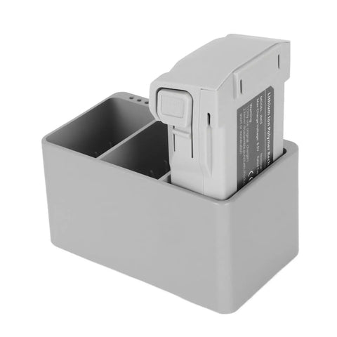 Two Way Charging Hub For Mini 3 Pro Drone Batteries showing battery slot with replacement battery.
