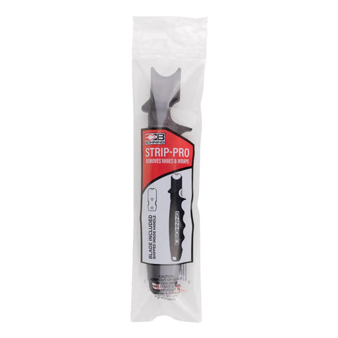Vane And Wrap Stripping Tool Pro Grade For Arrows With A Sharp Long Lasting Blade in packaging