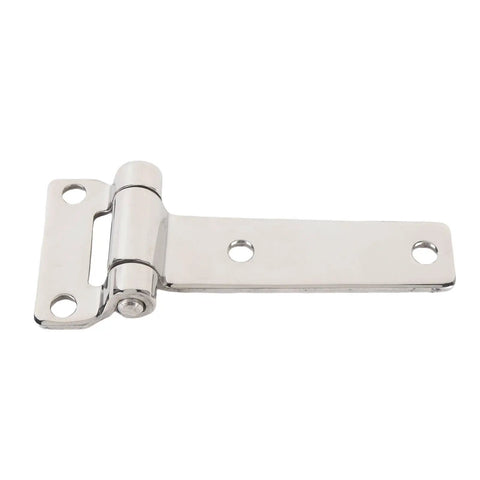 T Shape Door Hinge 304 Stainless Steel for RV Van Cabinets and Yacht Hatches with Smooth Operation