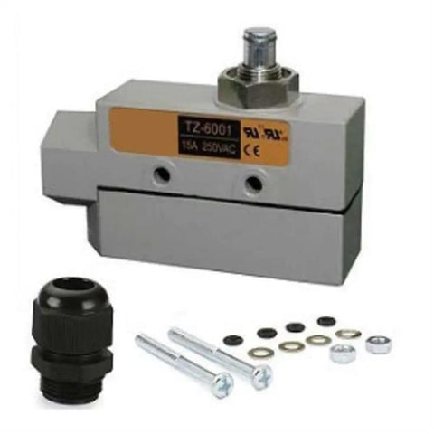 Beefy Heavy Duty Plunger Door Micro Switch For Commercial Air Curtains IP65 Sealed 250V 15A NO And NC Contacts