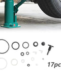 2 Ton Vertical Hydraulic Bottle Jack Repair Kit With Oil Seal And O Ring Replacement Parts for easy DIY maintenance under car