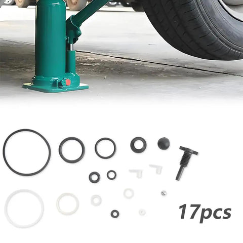 2 Ton Vertical Hydraulic Bottle Jack Repair Kit With Oil Seal And O Ring Replacement Parts for easy DIY maintenance under car
