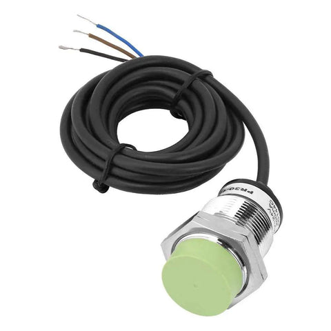 Inductive Proximity Sensor Switch With 15mm Detection Range NPN Normally Open Output Plated Brass Body Workhorse Built To Last