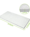 Ceramic fiber insulation blanket, 23.62 x 11.81 x 1.97 in, white, high-temperature fireproof forges and kilns