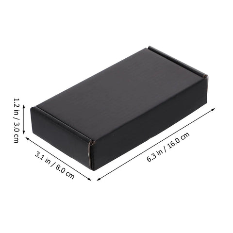 15 Pack Black Corrugated Paper Shipping Boxes Multi Functional Durable Easy Assembly Packaging Boxes For Mailing And Shipping Supplies