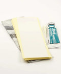OEM Authorized A/S Service Kit DA81-06100A for home appliances with gel tube and adhesive sheets on white background