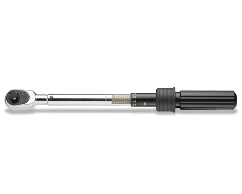 No-Nonsense Click Style Torque Wrench 25 To 250 In-Lb, 3/8 Inch Drive, Easy Reverse Push Through Square, High Visibility Laser Markings
