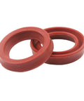 10 Pack Silicone Coffee Machine Seals for Espresso Makers Replacement Gaskets That Stop Leaks and Withstand High Heat Fits AEG Krups Siemens Melitta Miele and More Durable Easy Install Pro Grade Seal Kit, red silicone seals