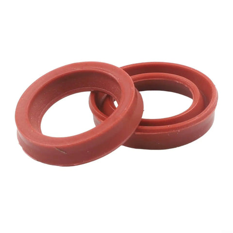 10 Pack Silicone Coffee Machine Seals for Espresso Makers Replacement Gaskets That Stop Leaks and Withstand High Heat Fits AEG Krups Siemens Melitta Miele and More Durable Easy Install Pro Grade Seal Kit, red silicone seals