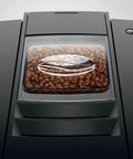Level Up Your Daily Grind With This Sleek Chrome Automatic Coffee Machine Boasting One Touch Operation Built In Grinder And Rich Foam Frother For A Real Deal Barista Experience Certified Refurbished with clear coffee bean container.