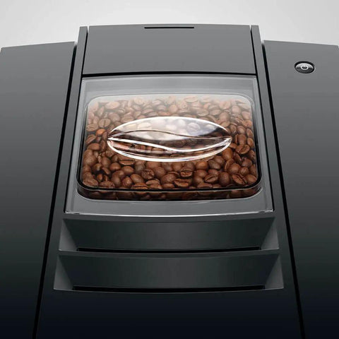 Level Up Your Daily Grind With This Sleek Chrome Automatic Coffee Machine Boasting One Touch Operation Built In Grinder And Rich Foam Frother For A Real Deal Barista Experience Certified Refurbished with clear coffee bean container.