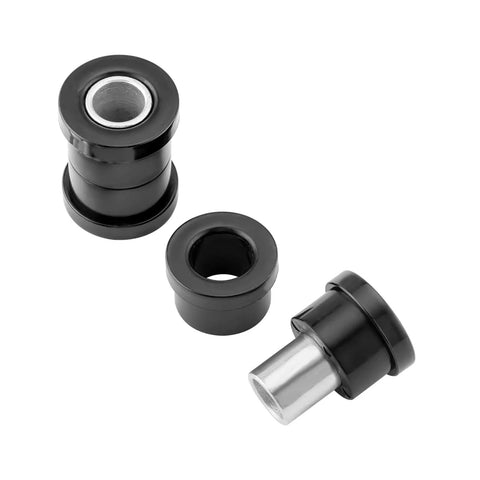 Harley Handlebar Riser Damper Bushing Kit For Sportster 1973 To 2023 Softail Dyna FXR 1973 To 2017 Heavy Duty Polyurethane And Stainless Steel Construction Delivers Vibration Reduction Keeps Your Handlebars Rock Solid And Shake Free black polyurethane bushing with stainless insert