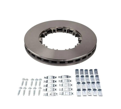 Beefy 2 Pack Heavy Duty Air Disc Brake Rotor Kit Compatible With Bendix ConMet Freightliner Replaces OEM 802569 802083 2642543C91
