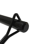 Close-up of Two Pack Beefed Up Heavy Duty Black Trailer Hitch Pin Lock For Towing Coupler Quick Release Five Sixteenths By Three And A Half Inches