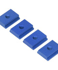Four Pieces T Slot Nut Aluminum Alloy for 30 Series M6 Sliding Slot Nut Ideal for Woodworking Benches and Table Saws Tool Less Installation