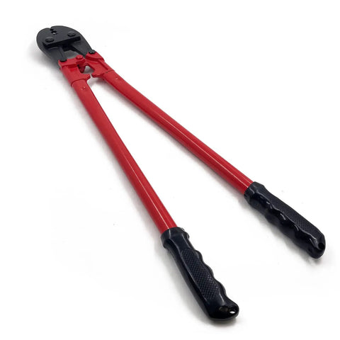 Wire Rope Crimping Tool Hand Swager Crimper 31 Point 6 Inch Long Durable Forged Alloy Jaw For Crimping Sizes Five Thirty Seconds Inch